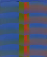 Roy Colmer, Ohne Titel, 1965, Acryl auf Leinwand, im Künstlerrahmen