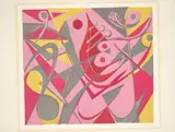 Ernst Wilhelm Nay, David und Bathseba, 1949, Farblithografie auf Papier