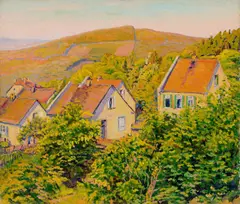 Gustave Cariot, Georgenborn Hansen-Kopf, 1926, Öl auf Leinwand