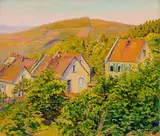Gustave Cariot, Georgenborn Hansen-Kopf, 1926, Öl auf Leinwand