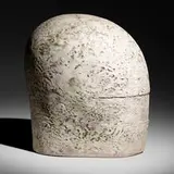 Fritz Vehring, White Helmet, 1994, glazed stoneware