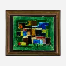 Karl Drerup, Untitled, enameled metal