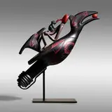 Preston Singletary, Transference (Tulatseen), 2005, blown, hot-sculpted, and sand-carved glass
