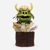 Buffalo Frog by David Gilhooly, 1978, glazed ceramic, sold Sep 2020