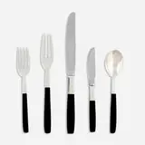 Nord Bowlen, Contrast flatware service, 1956, sterling silver, nylon
