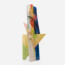 Tom Holland, Untitled #15, 1984, hand-painted ceramic