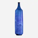vase by Gertrud and Otto Natzler, 1962, lapis blue glazed earthenware, sold Sep 2020
