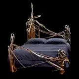 Albert Paley, Paley Bed, 1996, forged and fabricated steel with natural patina and satin finish