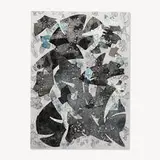 Albert Paley, Burning Bones Press #31, 2015, large-format monoprint