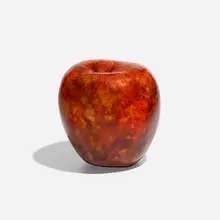 Apple (Sculpture) by Hans Hedberg, glazed stoneware, sold Nov 2024