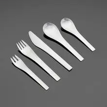 Svend Siune, Blue Shark flatware service, 1965, stainless steel