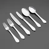 Georg Jensen, Continental (Antik) flatware service, sterling silver, stainless steel