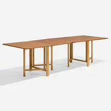 Bruno Mathsson, Maria folding table, 1937, birch, brass