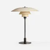 PH 4 / 2 3/4 table lamp by Poul Henningsen, lacquered zinc, patinated brass, sold Nov 2024