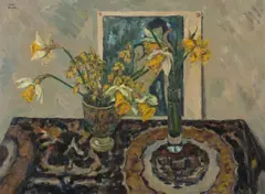 Rsa Prsw John Miller, Still life with daffodils