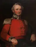 English School, circa 1805, Half-length portrait of a seated military gentleman