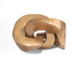 Maximilian Verhas, Organic Ring, 1996, Bronze mit goldener Patina. Höhe: 21 cm (8 ¼ in.)