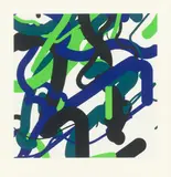 Zdeněk Sýkora, Ohne Titel, 1992, Farbserigrafie auf beschichtetem Papier