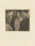 Emil Nolde, Schriftgelehrte, 1911, Radierung auf cremefarbenem Bütten