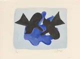 Georges Braque, Oiseaux, 1963, Farblithografie auf BFK Rives-Velin