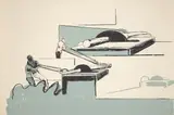 Neo Rauch, Ohne Titel, 1996, Farbserigrafie auf Papier