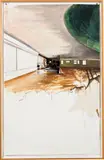 Amelie von Wulffen, Ohne Titel, 2000, Collage: Ölfarbe und bemaltes Foto auf verschiedenen Papieren