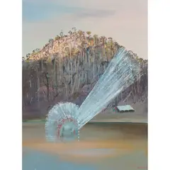 Arthur Boyd, (Bride over Shoalhaven), c.1982, oil on board