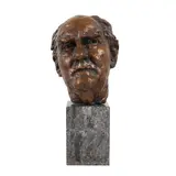 John Dowie, Bust of Sir Hans Heysen, bronze with marble base