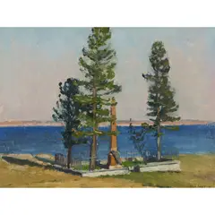 Will Ashton, La Perouse Monument, c.1919, oil on canvas