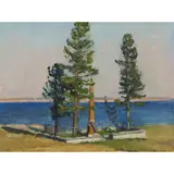 Will Ashton, La Perouse Monument, c.1919, oil on canvas