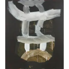 Lottie Consalvo, It Held the Sky Above the Sea, 2018, acrylic on board