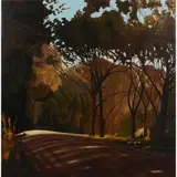 David Keeling, The Road to West Head, 2001, oil on linen