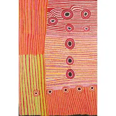 Ginger Wikilyiri, (Language group: Pitjantjatjara), synthetic polymer paint on canvas