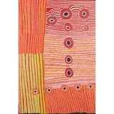 Ginger Wikilyiri, (Language group: Pitjantjatjara), synthetic polymer paint on canvas