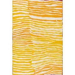 Makinti Napanangka, (Language group: Pintupi), synthetic polymer paint on linen