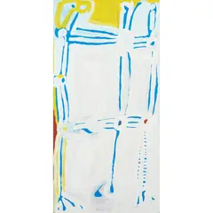 Lily Hargreaves, (Language group: Warlpiri), synthetic polymer paint on linen