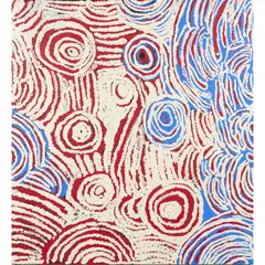 Katjarra Butler, (Language group: Pintupi/Ngaanyatjarra), synthetic polymer paint on canvas