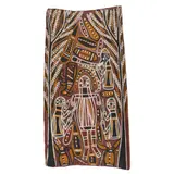 David Malangi, (Language group: Djinang/Liyagalawumirr), natural earth pigments on bark