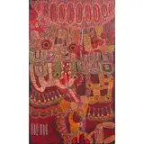 Teresa Baker, (Language group: Pitjantjatjara), synthetic polymer paint on linen