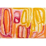 Bugai Whylouter, (Language group: Manyjilyjarra), synthetic polymer paint on linen