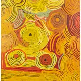 Katjarra Butler, (Language group: Pintupi/Ngaanyatjarra), synthetic polymer paint on canvas