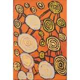 Johnny Yungut Tjupurrula, (Language group: Pintupi), synthetic polymer paint on canvas
