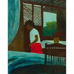 Ray Crooke, (Islander), oil on canvas