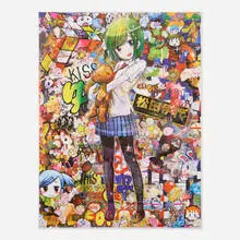 Mr., Harajuku Kiss, 2021, offset lithograph in colors