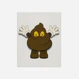 Kaws, Warm Regards, 2005, letterpress in colors on Somerset Velvet