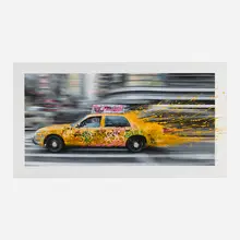 Thierry Guetta, Going to NY, 2014, screenprint in colors