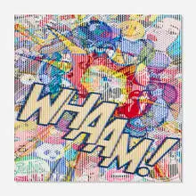 Patrick Rubinstein, Whaam!, mixed media