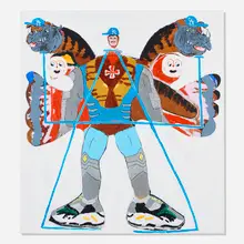 Matija Bobičić, The Masquerade, 2021, oil on canvas