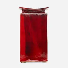 Brother Thomas Bezanson, Early vase, c. 1960, hand-built glazed earthenware
