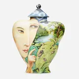 Kurt Weiser, Bug Lesson, china-painted porcelain